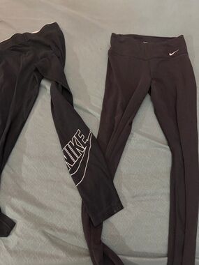 Nike Black Dri-FIT Top with Swoosh Tag
